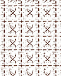 Distinctive Abstract Dark White Pattern Rug