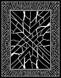 Abstract Black White Geometric Pattern Rug