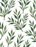 Green Leaf Botanical Pattern Design Rug