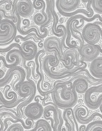 Swirling Lines Abstract Pattern Rug