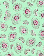 Abstract Organic Swirls Pattern Rug