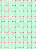 Modern Pale Green Rectangular Pattern Design Rug