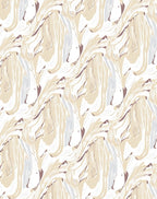 Abstract Swirls Lines Pattern Rug
