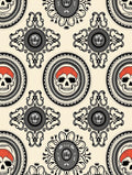 Gothic Skull Ornamental Pattern Rug