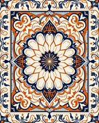 Mandala Floral Pattern Rug