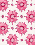 Pink Floral Radiance Pattern Rug