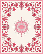 Floral Scrollwork Delightful Sun Rug