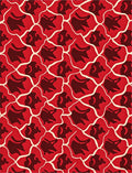 Bold Red Abstract Organic Pattern Rug