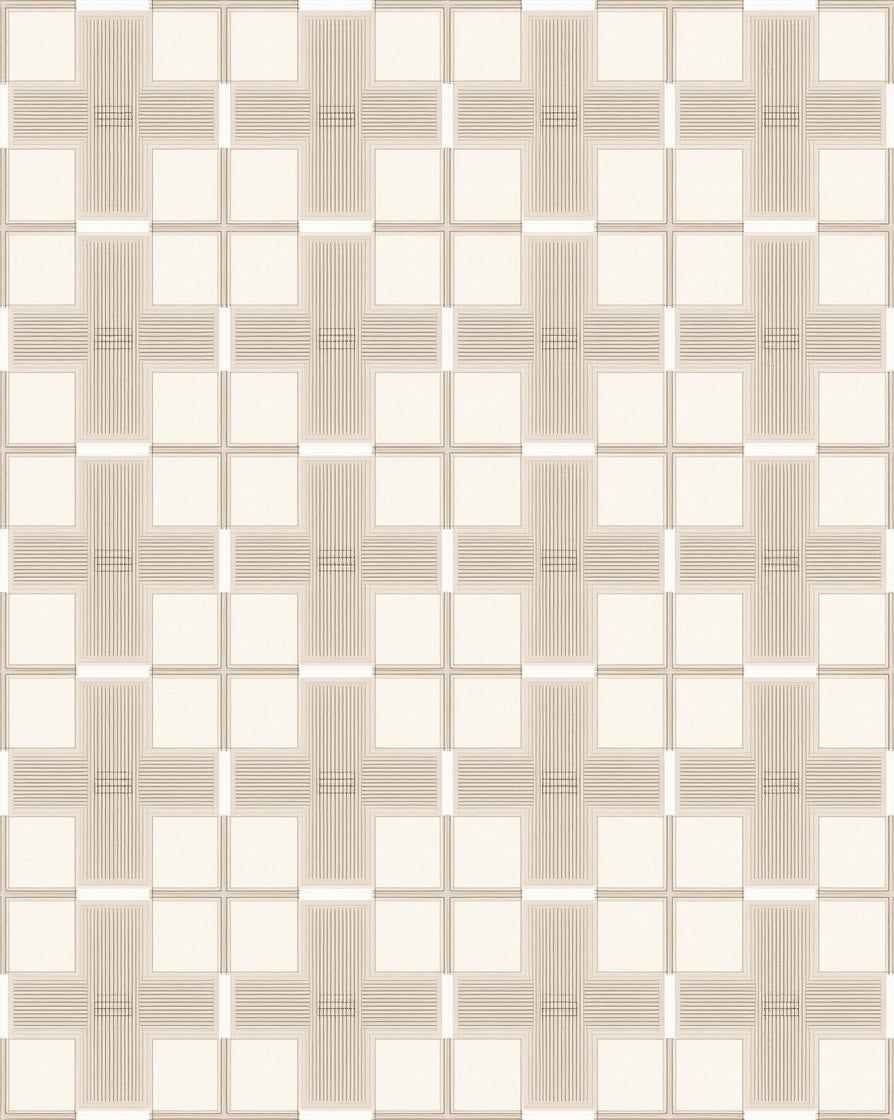 Minimalist Grid Pattern Design Rug