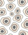 Abstract Organic Eye Pattern Rug