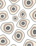 Abstract Organic Eye Pattern Rug