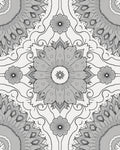 Mandala Floral Symmetry Design Rug