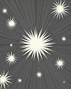 Explosive Starburst Graphic Pattern Rug