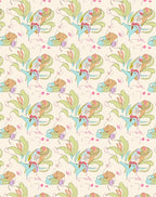 Abstract Floral Leaf Pattern Rug