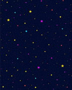 Dazzling Starfield Pattern Design Rug