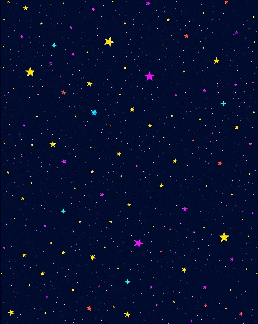 Dazzling Starfield Pattern Design Rug