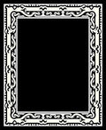 Ornate Black Cream Border Delight Rug
