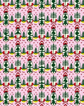 Whimsical Forest Tree Pattern Rug