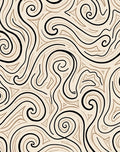 Organic Swirls Patterned Rug