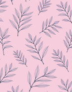Delicate Leaf Pattern Design Rug