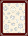 Winter Snowflake Pattern Design Rug