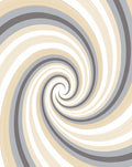 Neutral Swirl Pattern Lines Rug