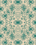 Vintage Floral Vines Pattern Rug
