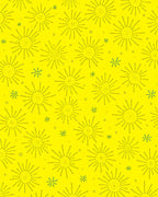 Abstract Sunburst Radiant Pattern Rug