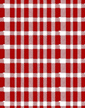 Red White Gingham Checkered Pattern Rug