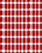 Red White Gingham Checkered Pattern Rug