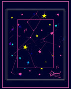 Cosmic Stars Constellation Night Rug