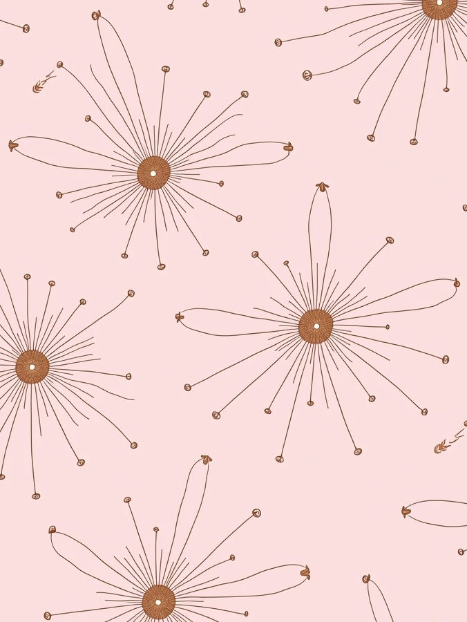 Dandelion Seed Abstract Pattern Rug