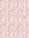 Delicate Feather Line Art Pattern Rug