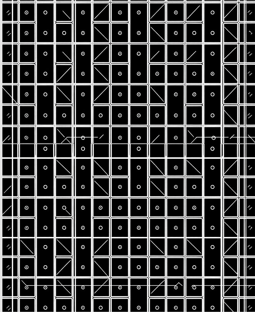 Abstract Square Dot Modern Pattern Rug