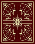 Ornate Floral Geometric Art Nouveau Rug