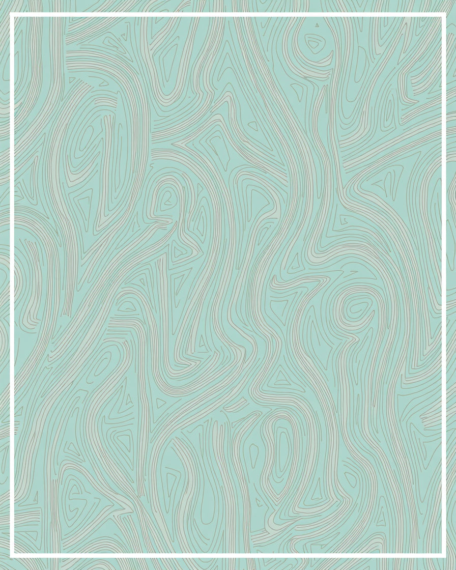 Abstract Swirling Contour Pattern Design Rug