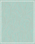 Abstract Swirling Contour Pattern Design Rug