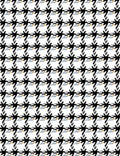 Black White Checked Brushstroke Pattern Rug