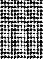 Classic Houndstooth Geometric Pattern Rug