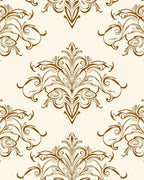 Classic Floral Swirls Ornament Pattern Rug