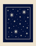 Navy Starfield Pattern Rug