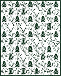 Forest Tree Abstract Pattern Rug