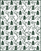 Forest Tree Abstract Pattern Rug