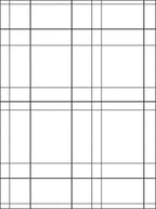Black and White Grid Pattern Rug