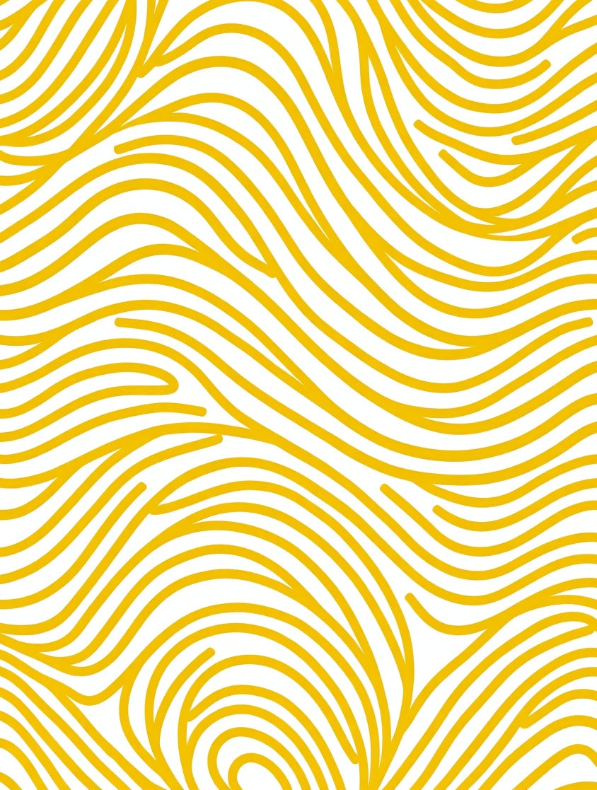Golden Swirls Abstract Pattern Rug