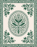 Elegant Tree of Life Floral Pattern Rug