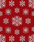 White Snowflake Pattern Design Rug