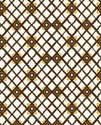 Diamond Lattice With Star Accents Rug