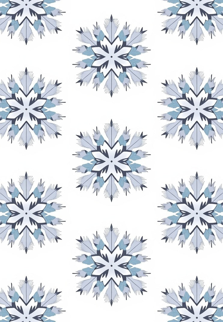 Mandala Feather Radial Pattern Rug