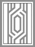 Striking Geometric Pattern Rug